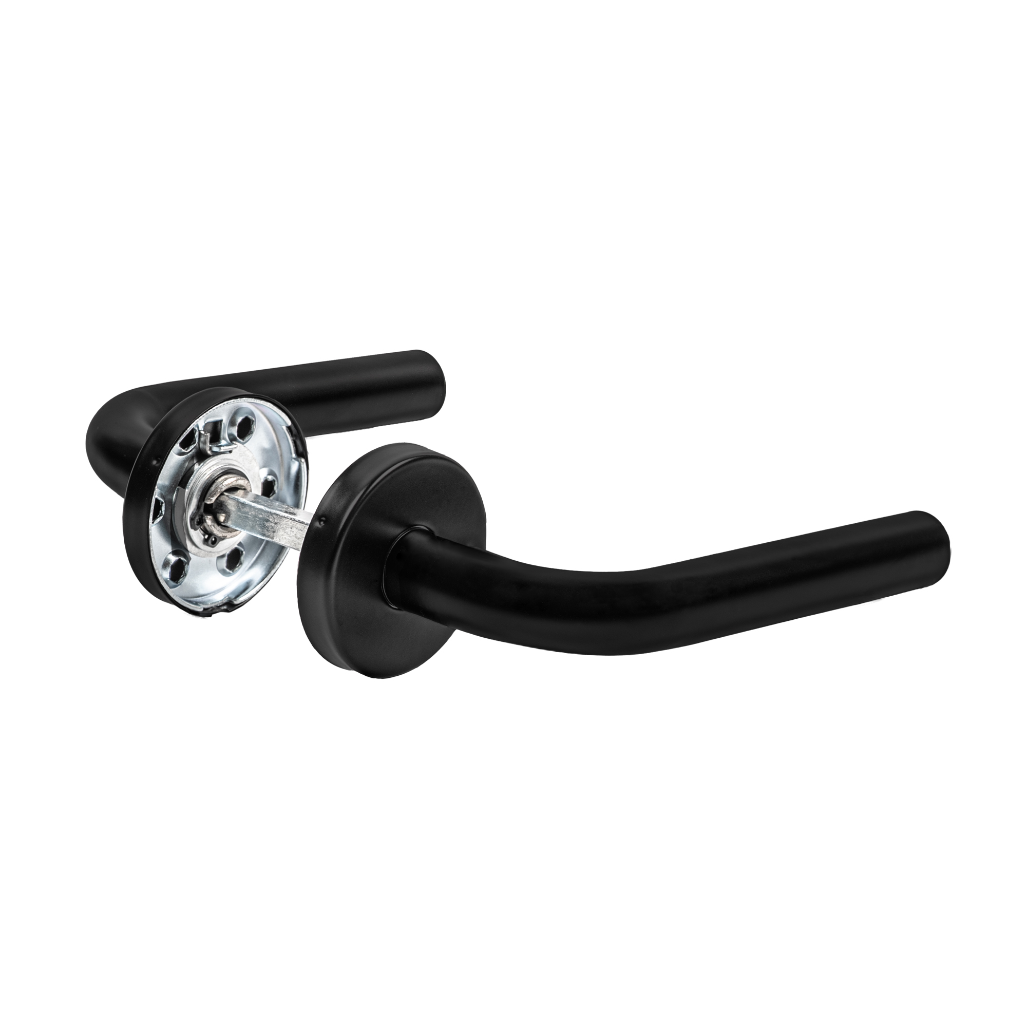 Ручка раздельная R.DSS201-0201/19 (DSS-0201/19) INOX 201 BL-24 черный