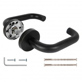 Ручка раздельная R.DSS201-0203/19 (8х110 мм) (INOX 201) BLACK