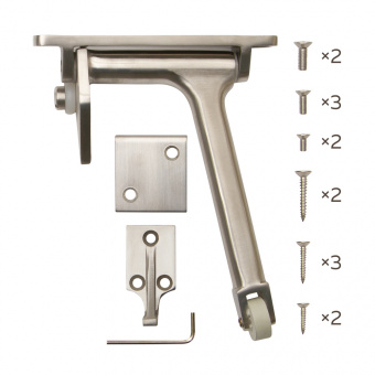 Координатор закрывания двустворчатых дверей DC-1002 INOX 304 (от 40 до 200 кг)